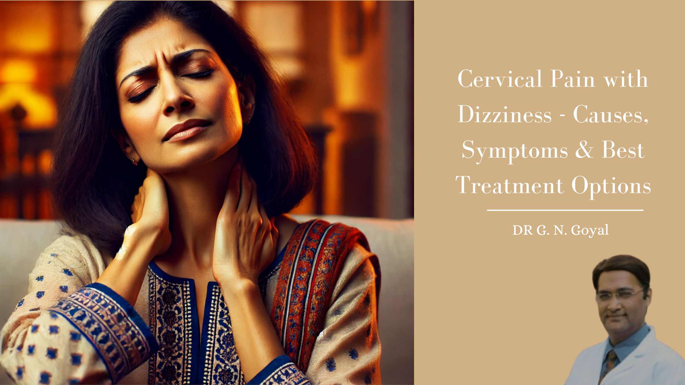 cervical pain with dizziness